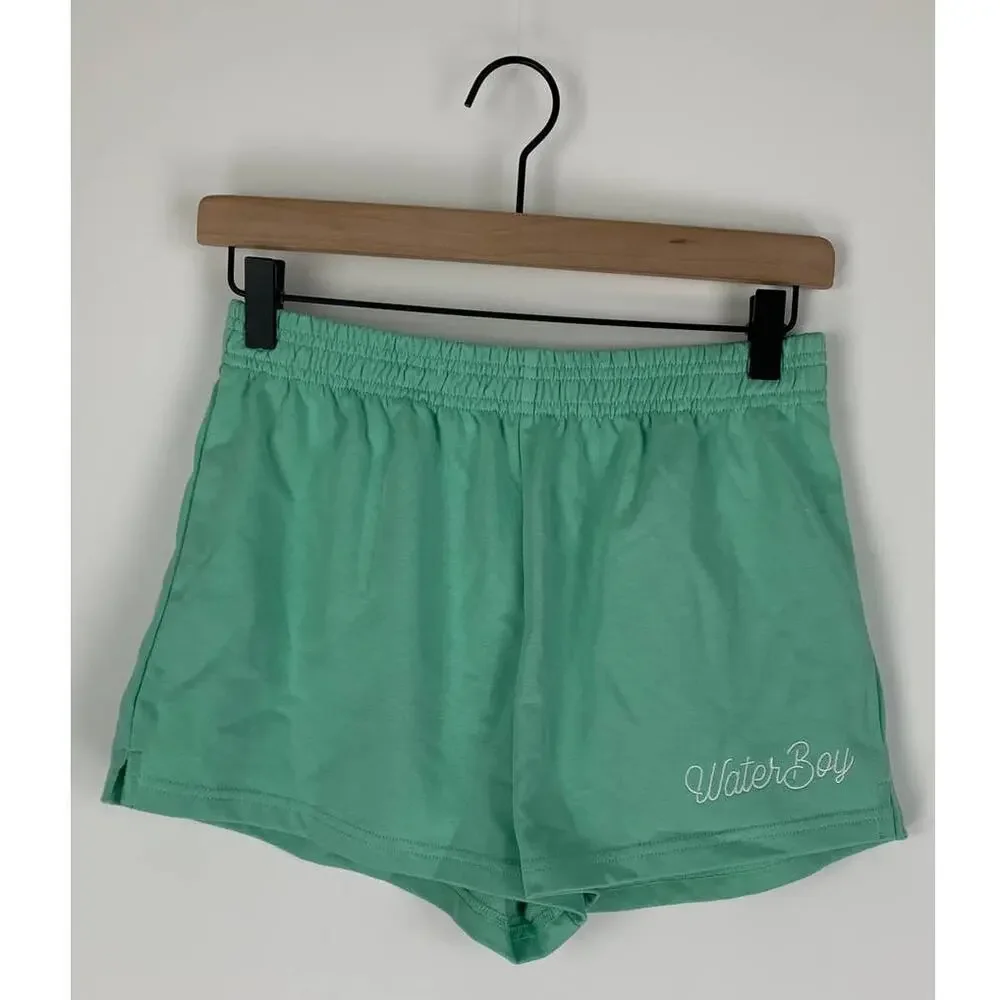 WaterBoy Women’s Classic Gym Short Pastel Green Size Small New High Waist